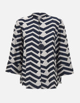 Giacca casual con fantasia geometrica 261097 4252 JOSEPH RIBKOFF 