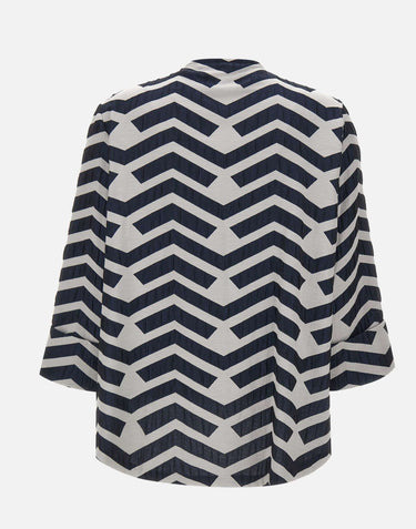 Giacca casual con fantasia geometrica 261097 4252 JOSEPH RIBKOFF 