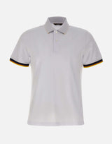 K-WAY Polo "Vincent" WHITE Uomo 