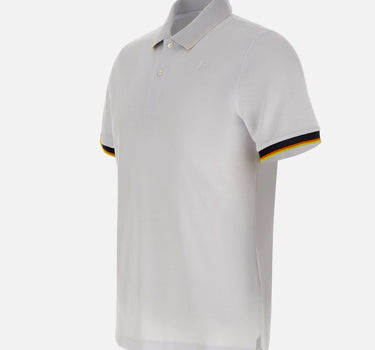 K-WAY Polo "Vincent" WHITE Uomo 