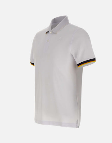 K-WAY Polo "Vincent" WHITE Uomo 