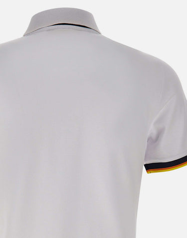 K-WAY Polo "Vincent" WHITE Uomo 