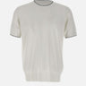 KANGRA Maglia in viscosa e cotone WHITE Uomo 