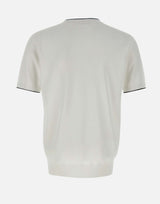 KANGRA Maglia in viscosa e cotone WHITE Uomo 