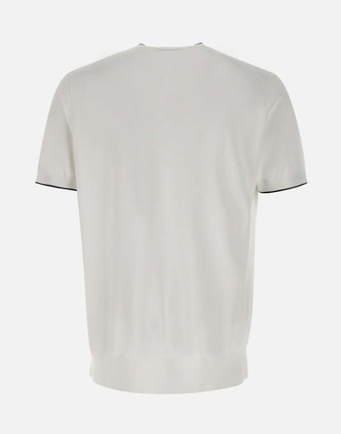 T-shirt in cotone e viscosa 100021 001 KANGRA 