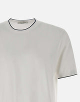 T-shirt in cotone e viscosa 100021 001 KANGRA 