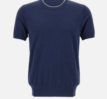 KANGRA T-shirt in cotone e viscosa BLUE Uomo 