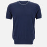 KANGRA T-shirt in cotone e viscosa BLUE Uomo 