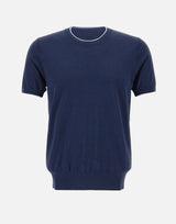 KANGRA T-shirt in cotone e viscosa BLUE Uomo 