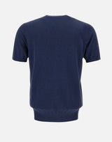 KANGRA T-shirt in cotone e viscosa BLUE Uomo 