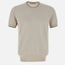 KANGRA T-shirt in cotone e viscosa BEIGE Uomo 