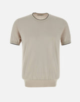 KANGRA T-shirt in cotone e viscosa BEIGE Uomo 