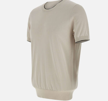 KANGRA T-shirt in cotone e viscosa BEIGE Uomo 