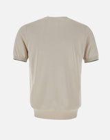 KANGRA T-shirt in cotone e viscosa BEIGE Uomo 