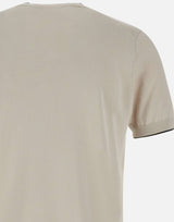 KANGRA T-shirt in cotone e viscosa BEIGE Uomo 