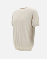 KANGRA T-shirt in seta e cotone BEIGE Uomo 