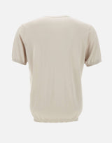 KANGRA T-shirt in seta e cotone BEIGE Uomo 