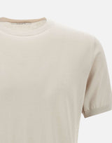 KANGRA T-shirt in seta e cotone BEIGE Uomo 