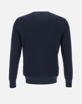 KANGRA Maglia in maglia di cotone BLUE Uomo 