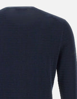 KANGRA Maglia in maglia di cotone BLUE Uomo 