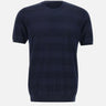 KANGRA T-shirt in cotone filato extrafine BLUE Uomo 