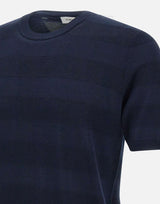 KANGRA T-shirt in cotone filato extrafine BLUE Uomo 