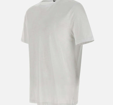 KANGRA T-shirt in cotone fiammato WHITE Uomo 