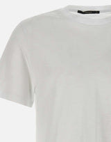 KANGRA T-shirt in cotone fiammato WHITE Uomo 