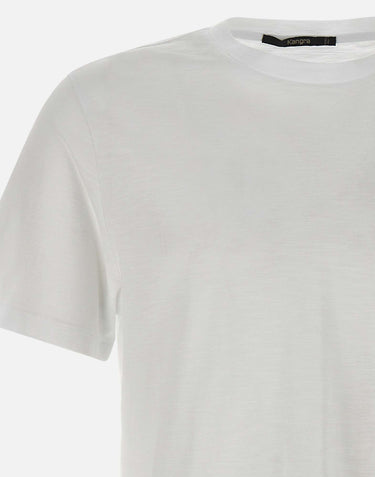 KANGRA T-shirt in cotone fiammato WHITE Uomo 