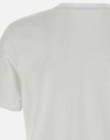 KANGRA T-shirt in cotone fiammato WHITE Uomo 