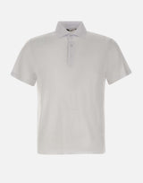 KANGRA Polo in cotone e modal WHITE Uomo 