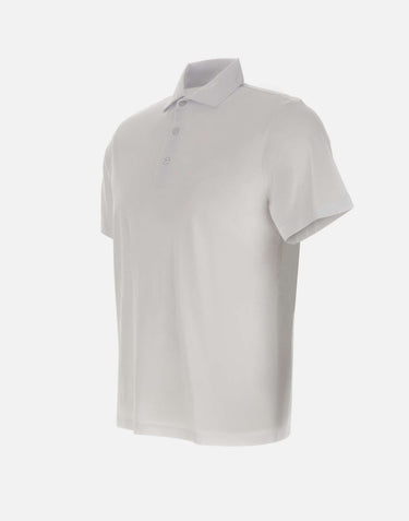 KANGRA Polo in cotone e modal WHITE Uomo 