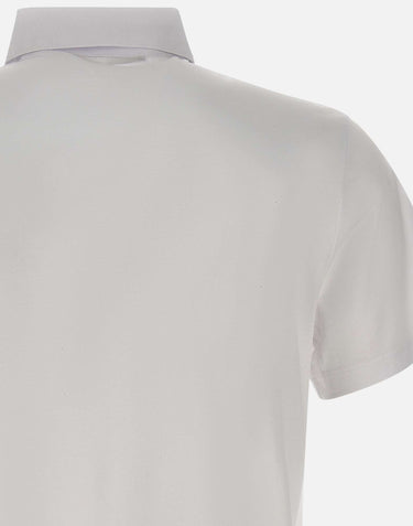 KANGRA Polo in cotone e modal WHITE Uomo 