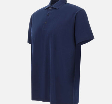 KANGRA Polo in cotone e modal BLUE Uomo 