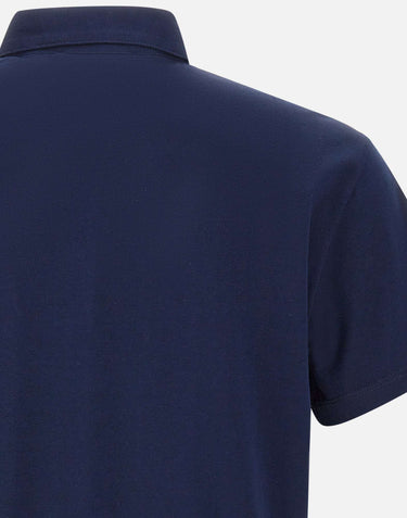 KANGRA Polo in cotone e modal BLUE Uomo 