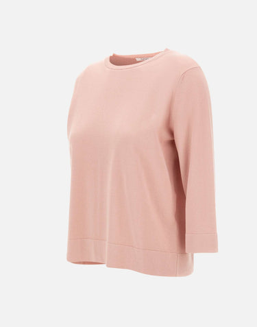 KANGRA Maglia in cotone girocollo boxing Pink Donna 