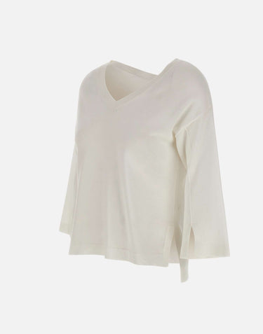 KANGRA Maglia in cotone WHITE Donna 