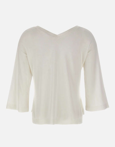 KANGRA Maglia in cotone WHITE Donna 