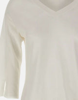 KANGRA Maglia in cotone WHITE Donna 