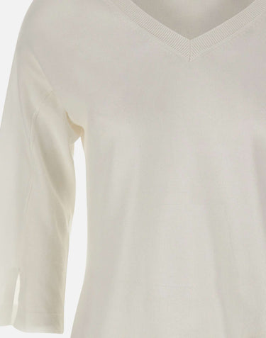 KANGRA Maglia in cotone WHITE Donna 