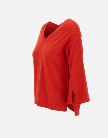 KANGRA Maglia in cotone RED Donna 