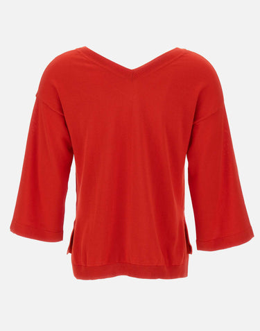 KANGRA Maglia in cotone RED Donna 