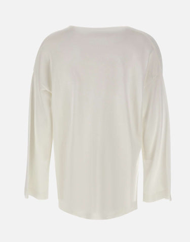 KANGRA Cardigan in cotone WHITE Donna 