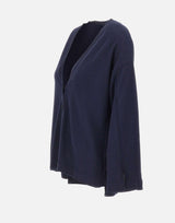 KANGRA Cardigan in cotone BLUE Donna 