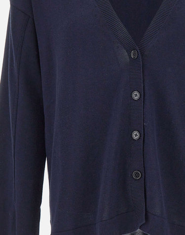 KANGRA Cardigan in cotone BLUE Donna 