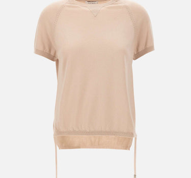 KANGRA Maglia in cotone BEIGE Donna 