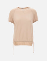 KANGRA Maglia in cotone BEIGE Donna 