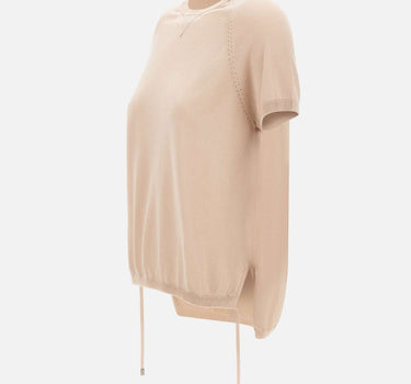 KANGRA Maglia in cotone BEIGE Donna 
