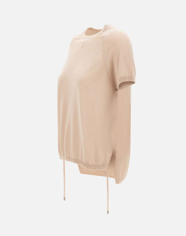 KANGRA Maglia in cotone BEIGE Donna 