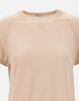 KANGRA Maglia in cotone BEIGE Donna 